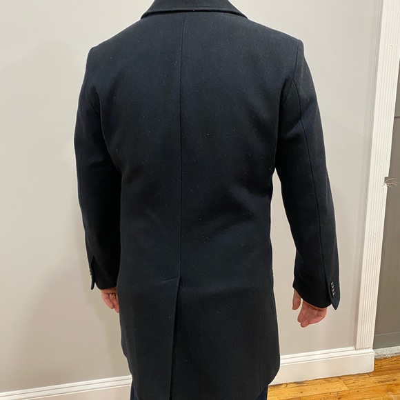 Banana republic men’s overcoat size large - Picture 4 of 4